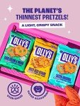 Olly's Multi-Seed Sesame Pretzel Thins - Healthy Snacks