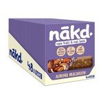 Nakd Almond Macaroon Vegan Fruit Nut Bars 48x35g