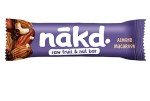 Nakd Almond Macaroon Vegan Fruit Nut Bars 48x35g
