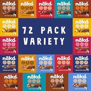 Nakd Fruit and Nut Vegan Snack Bars (72 Pack)