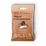 Chocolate Dipped Macadamia Nuts - Zero Sugar Snack