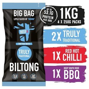 BEEFit Flavor Fest Biltong Beef Jerky Variety Pack