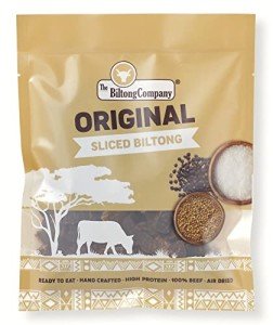Natural Beef Biltong 1kg – High-Protein Snack