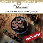 Natural Beef Biltong 1kg – High-Protein Snack