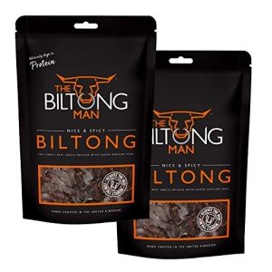 Spicy Beef Biltong - High Protein Snack 1Kg