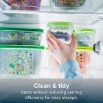 FridgeSmart 5pc Storage Set for Kitchen Organization