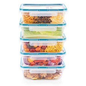 10-Piece BPA-Free Meal Prep Container Set