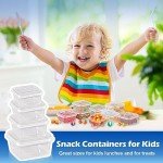 Small Plastic Portion Cups with Lids - 200 Pack