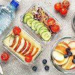 10 Pack Airtight Glass Meal Prep Containers Set