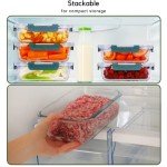 Brieftons 5-Pack Glass Food Storage Containers, 850ml