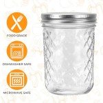 Wide Mouth Glass Jars 480ml - Set of 15