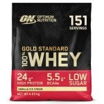 Optimum Nutrition Whey Protein, Vanilla Ice Cream Flavor