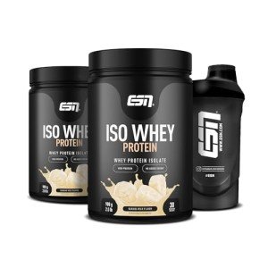 Banana Milk Iso Whey Protein Powder with Shaker