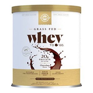 Solgar Chocolate Grass-Fed Whey Protein Powder 2.3 lb
