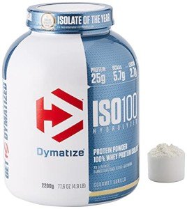 Dymatize ISO 100 Gourmet Vanilla Whey Protein 2.2kg