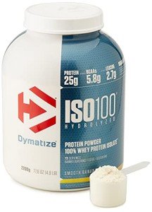 Dymatize ISO 100 Smooth Banana Whey Protein 2.2 kg