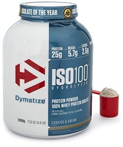 Dymatize ISO 100 Cookies & Cream Whey Protein 2.2kg