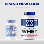 USN Blue Lab Whey Protein - Raspberry Ice Cream, 2kg