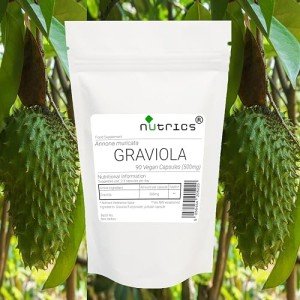 Nutrics® Graviola 500mg Capsules - Vegan Friendly