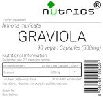 Nutrics® Graviola 500mg Capsules - Vegan Friendly