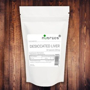 Nutrics® 100% Pure Desiccated Beef Liver Capsules