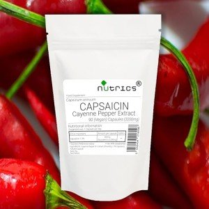 Nutrics® 3200mg Capsaicin Extract - 360 Vegan Capsules