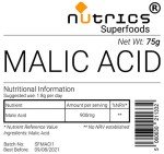 Nutrics® Pure Malic Acid 1500g Vegan Powder