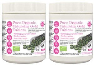 Pink Sun Organic Chlorella Tablets - 2000 Tabs
