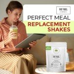 Keto Matcha Meal Replacement with Premium Fats