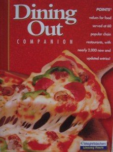 Weight Watchers Restaurant Guide with Points Values