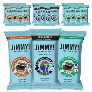 JiMMY! Cookies and Cream Protein Bar Variety Pack