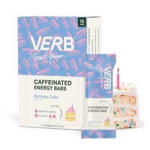 Birthday Cake Energy Bars - Low Calorie, Keto, Vegan