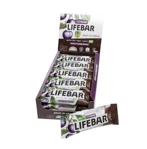 Lifefood InChoco Plum Chocolate Energy Bars – 15 Pack