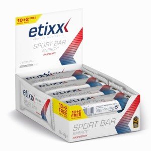 Etixx Energy Sport Red Fruit Bars - 12 Pack