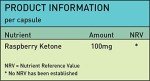 NutriVolv Raspberry Ketones - Natural Fat Burner