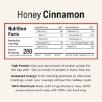 Honey Cinnamon Whey Protein Bars - 18g Protein