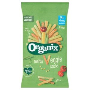 Organix Melty Veggie Sticks - Multipack of 4