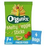 Organix Melty Veggie Sticks - Multipack of 4