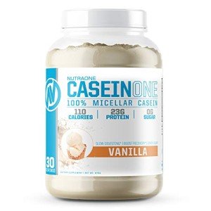 NutraOne Sugar-Free Vanilla Casein Protein Powder