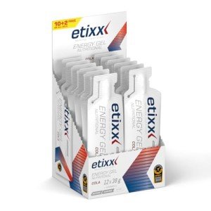 Etixx Cola Flavor Energy Gel - 12 Pack
