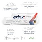 Etixx Cola Flavor Energy Gel - 12 Pack
