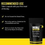Nuke Nutrition Berberine 500mg Supplement - 120 Caps