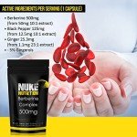 Nuke Nutrition Berberine 500mg Supplement - 120 Caps