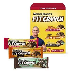 FITCRUNCH Protein Bars by Robert Irvine - Variety Pack