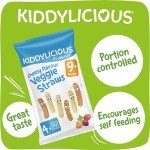Kiddylicious Cheesy Veggie Straws - Healthy Kid Snacks