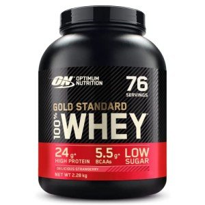 Gold Standard Whey Protein Powder - Strawberry 5 lbs