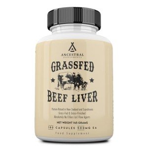 Grass Fed Beef Liver Capsules - 180 Count