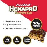 Allmax Hexapro Protein Bar, Chocolate Chip Cookie Dough