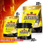 Mammoth Mass High-Calorie Weight Gainer Powder - Vanilla