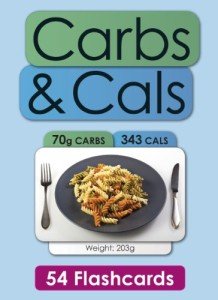 Carbs & Cals Flashcards for Diabetic Dieting